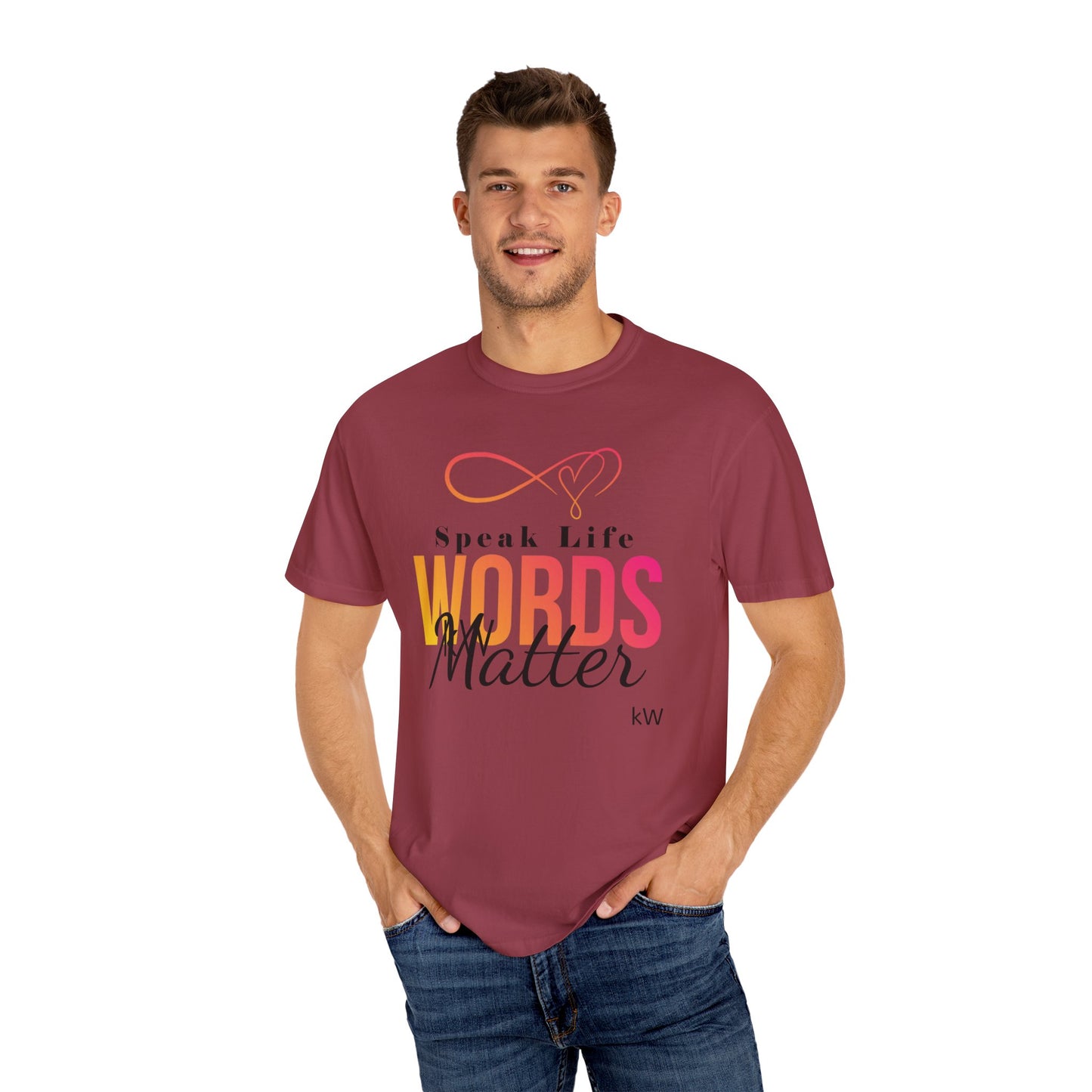 Inspirational kW T-Shirt - 'Speak Life, Words Matter'