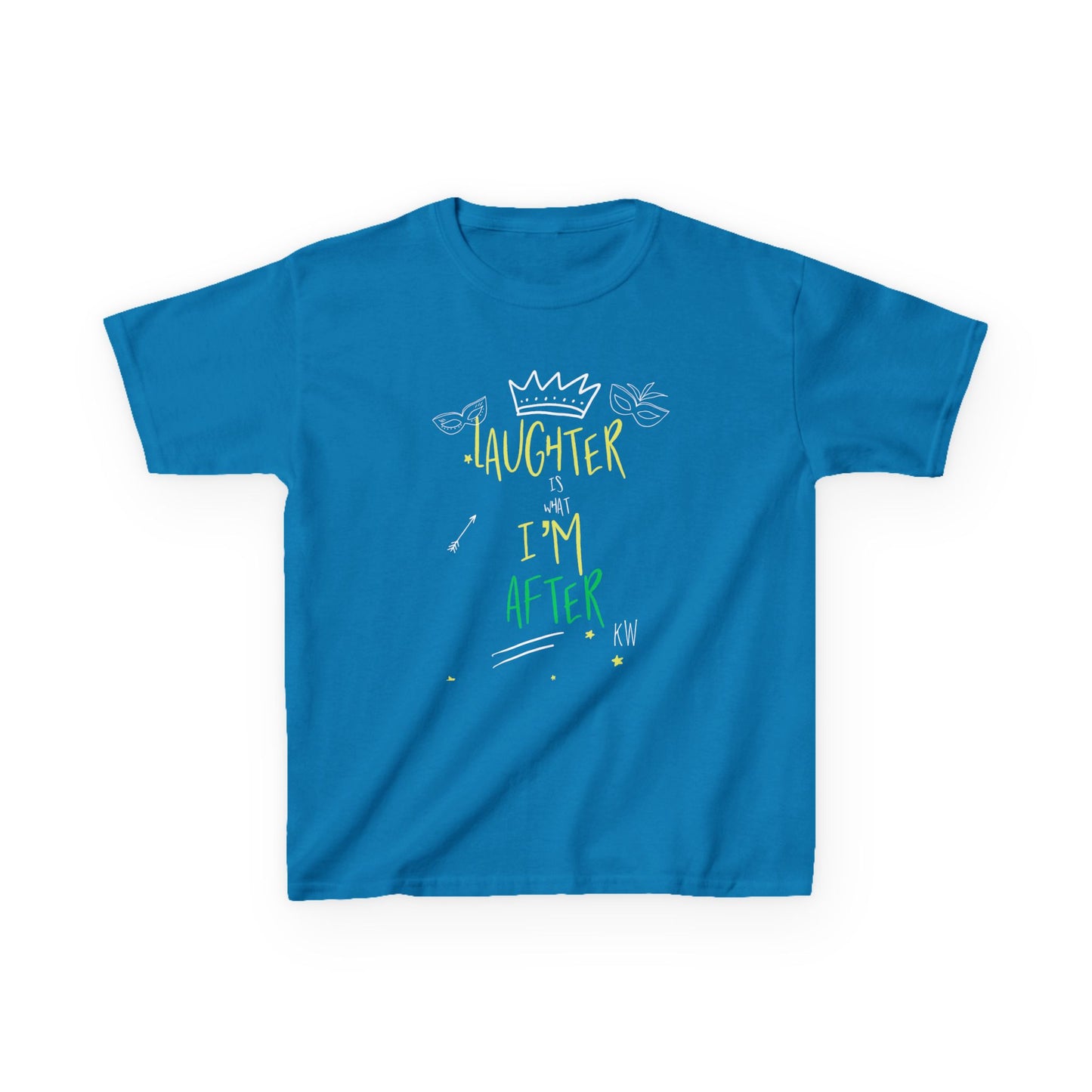 Kids Tee - "Laughter is What I'm After" Inspirational T-Shirt for Joyful Moments