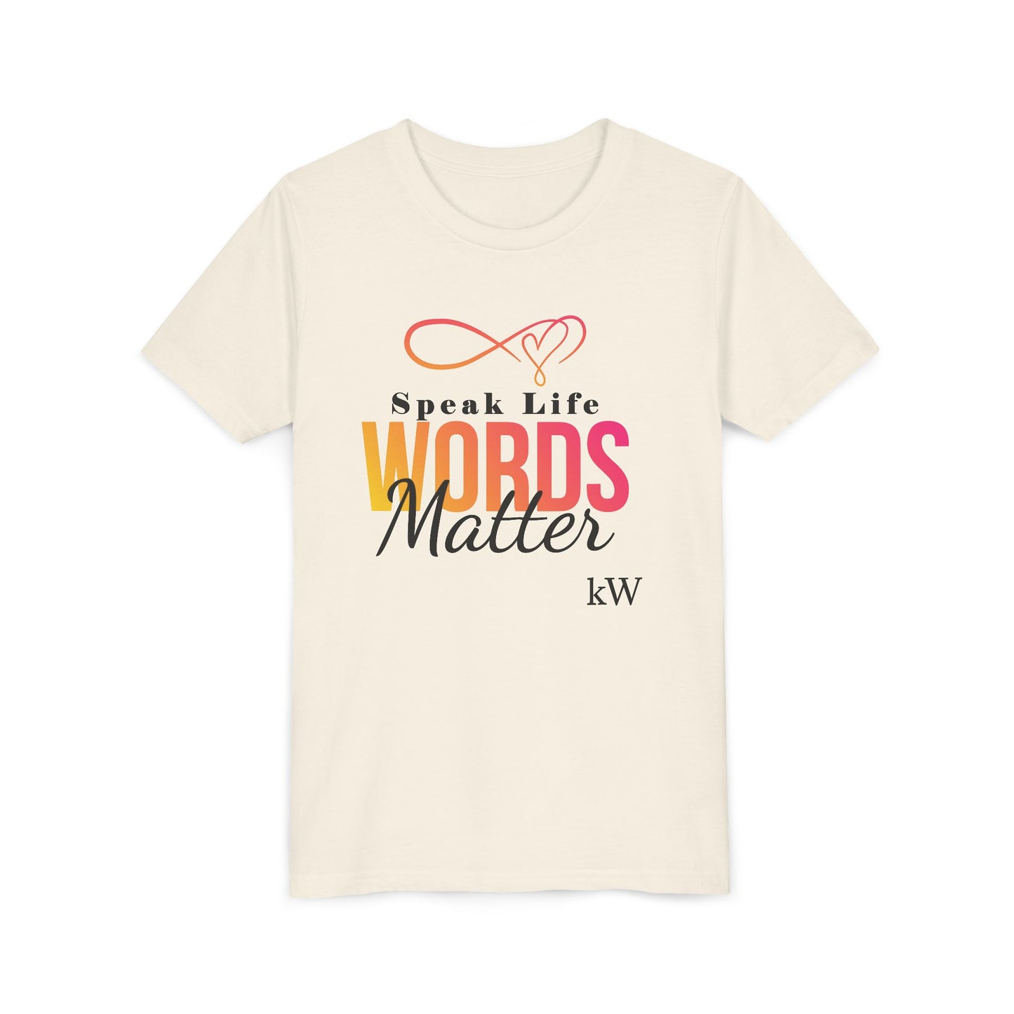 Youth kW Tee - "Words Matter"
