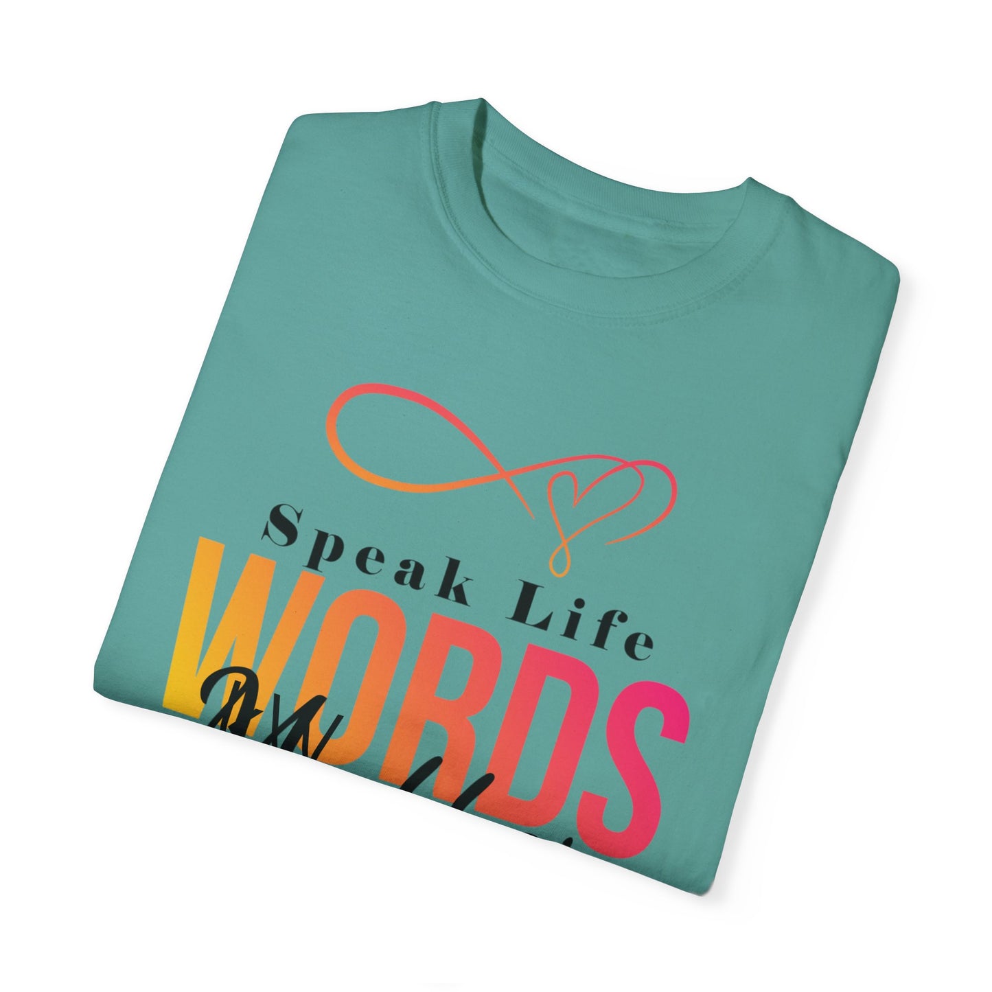 Inspirational kW T-Shirt - 'Speak Life, Words Matter'