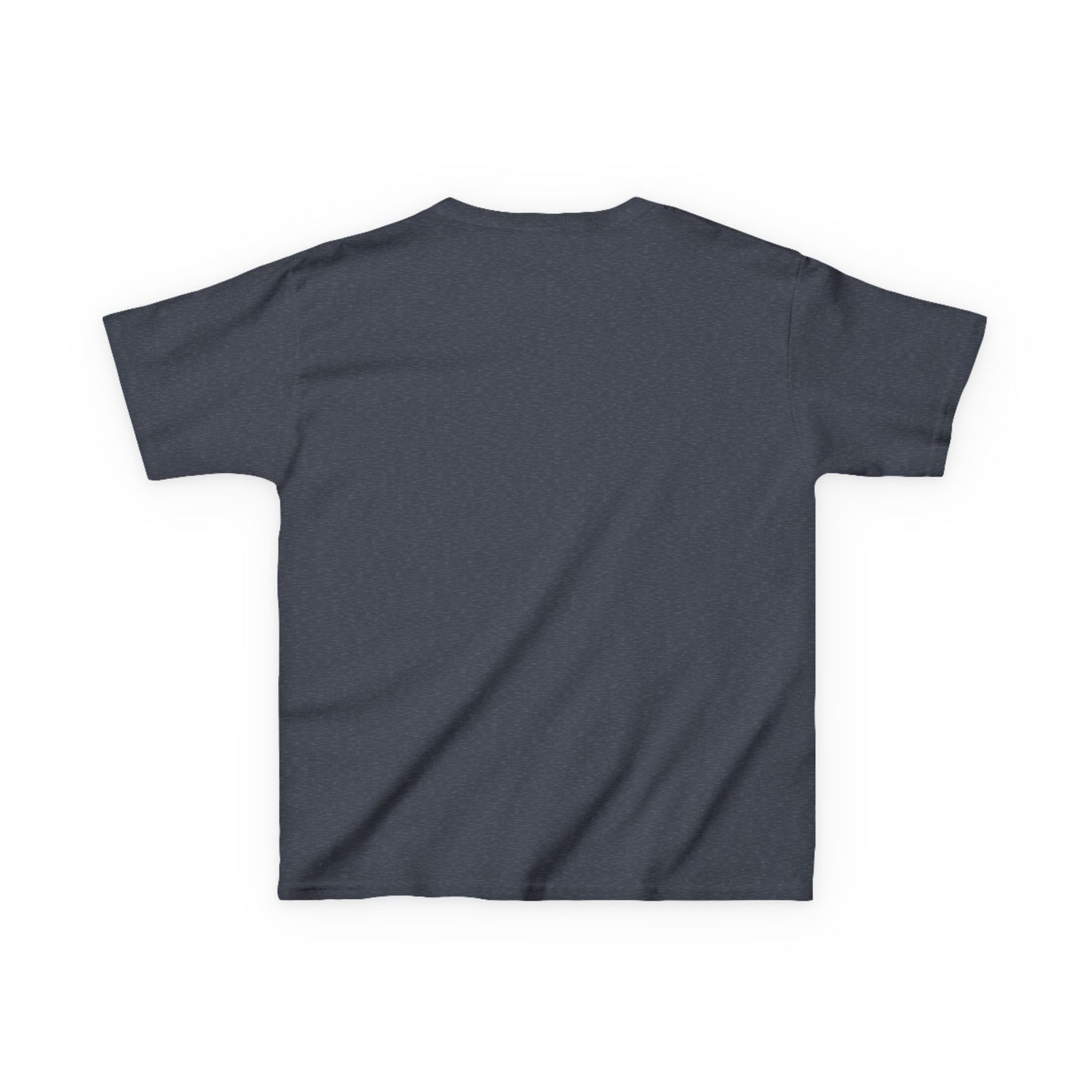 Kids Heavy Cotton™ Tee - Heart Beating Like Moon Design for Creative Kids