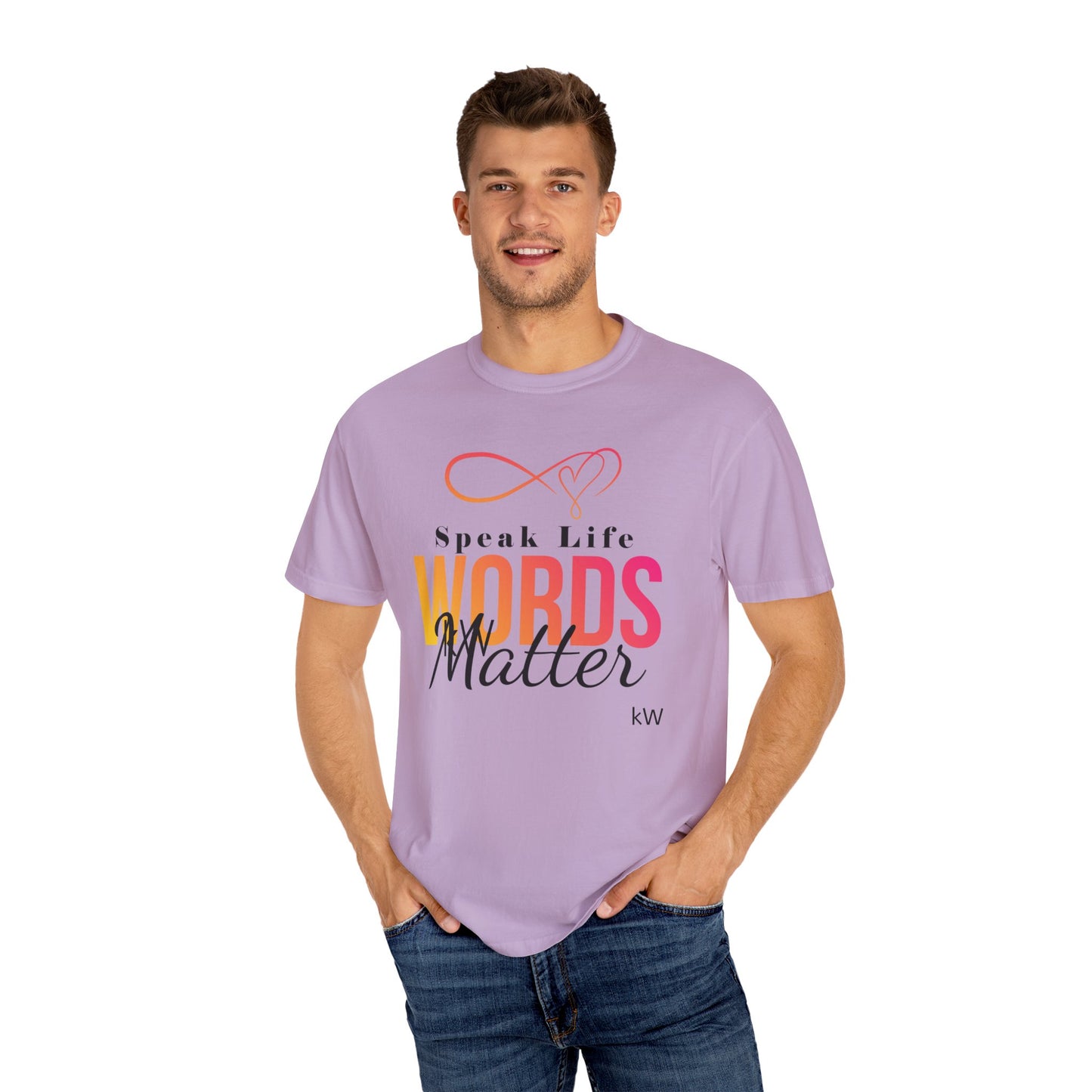 Inspirational kW T-Shirt - 'Speak Life, Words Matter'