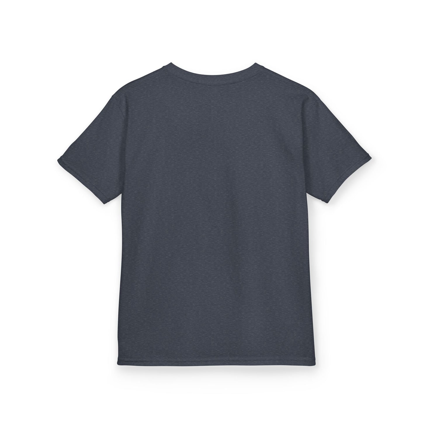 Kids Heavy Cotton™ Tee - Heart Beating Like Moon Design for Creative Kids