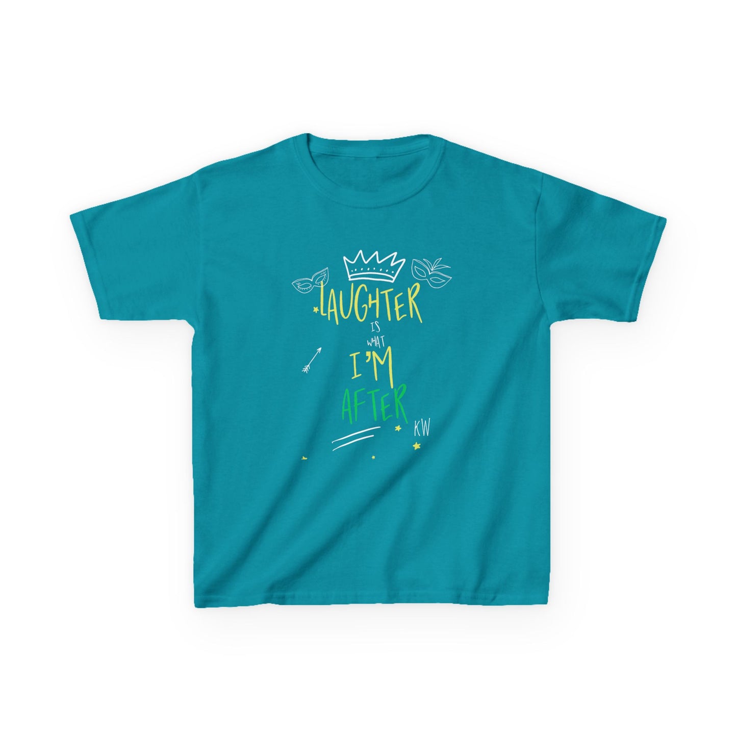Kids Tee - "Laughter is What I'm After" Inspirational T-Shirt for Joyful Moments