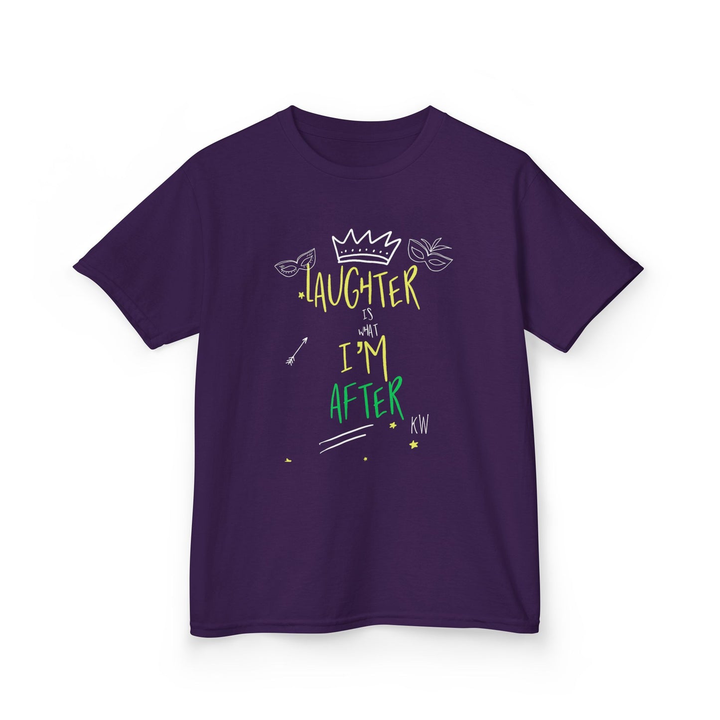 Kids Tee - "Laughter is What I'm After" Inspirational T-Shirt for Joyful Moments