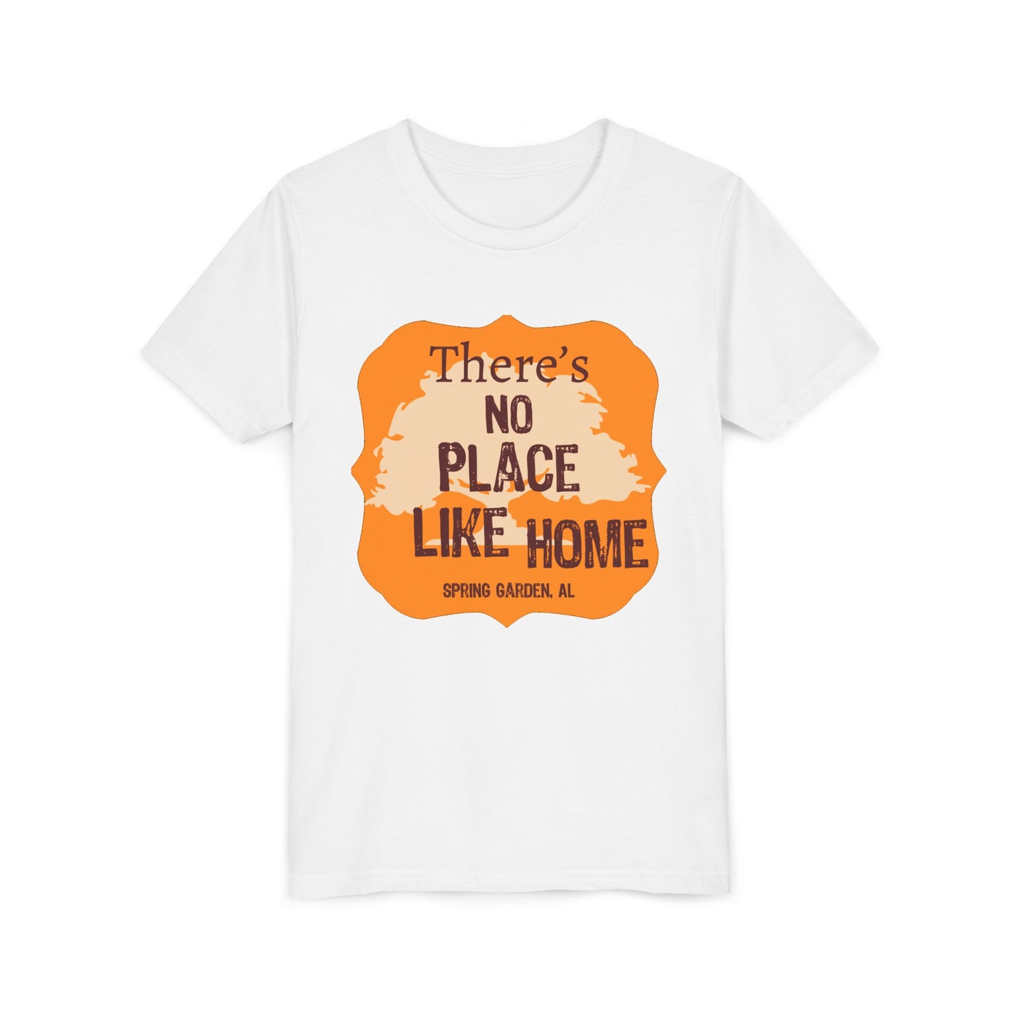 "There's No Place Like Home" Youth Short Sleeve Tee - Perfect for Family Gatherings & Celebrations