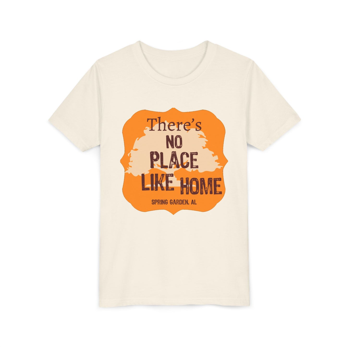 "There's No Place Like Home" Youth Short Sleeve Tee - Perfect for Family Gatherings & Celebrations