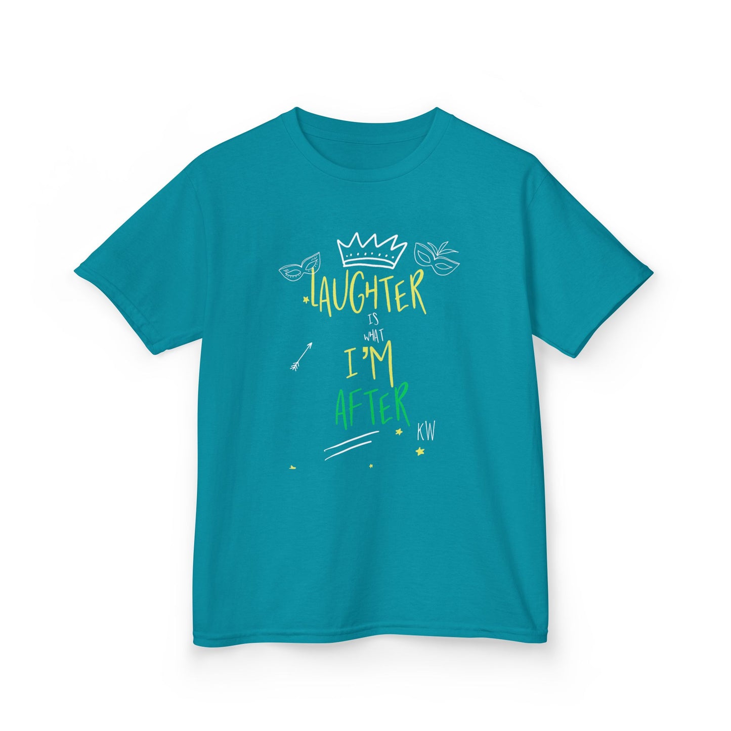 Kids Tee - "Laughter is What I'm After" Inspirational T-Shirt for Joyful Moments