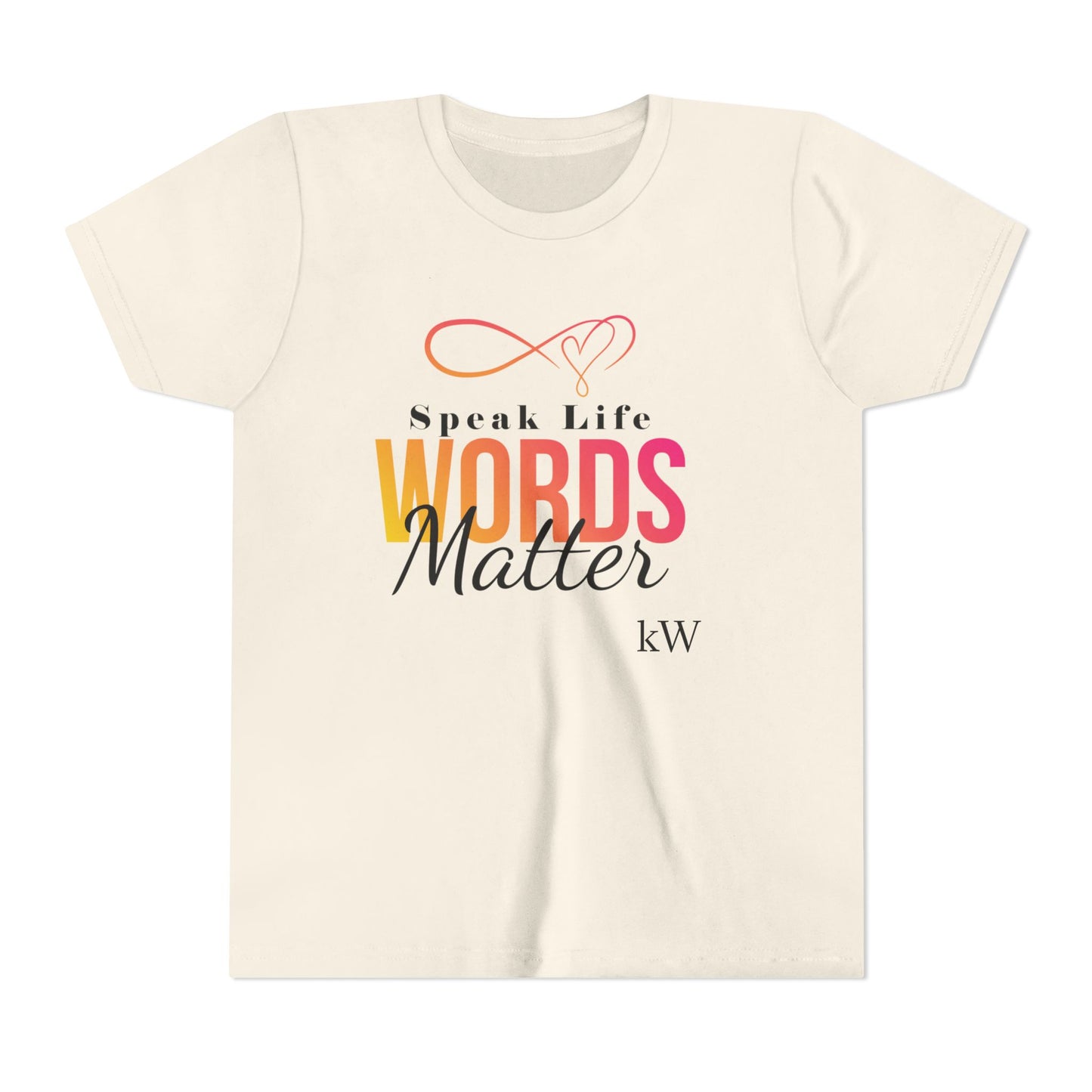 Youth kW Tee - "Words Matter"