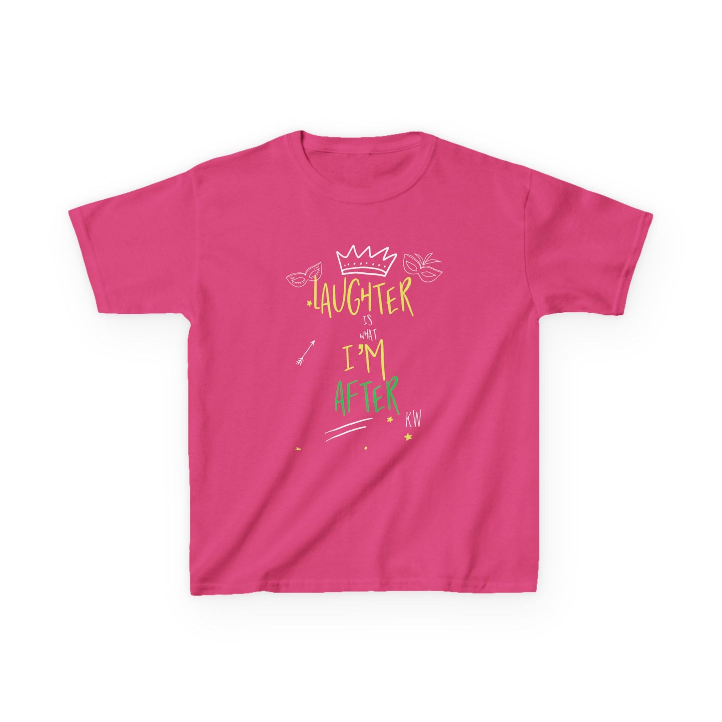 Kids Tee - "Laughter is What I'm After" Inspirational T-Shirt for Joyful Moments